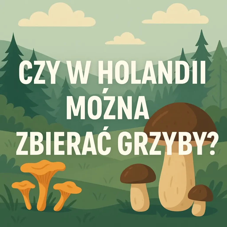 czy w holandii można zbierać grzyby