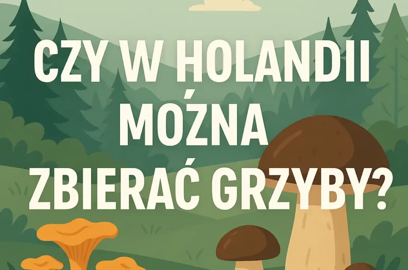 czy w holandii można zbierać grzyby